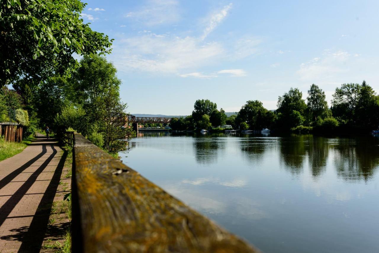 Weserwohnung - Bootshaus Urlaub Am Wasser Hamelin Exteriér fotografie
