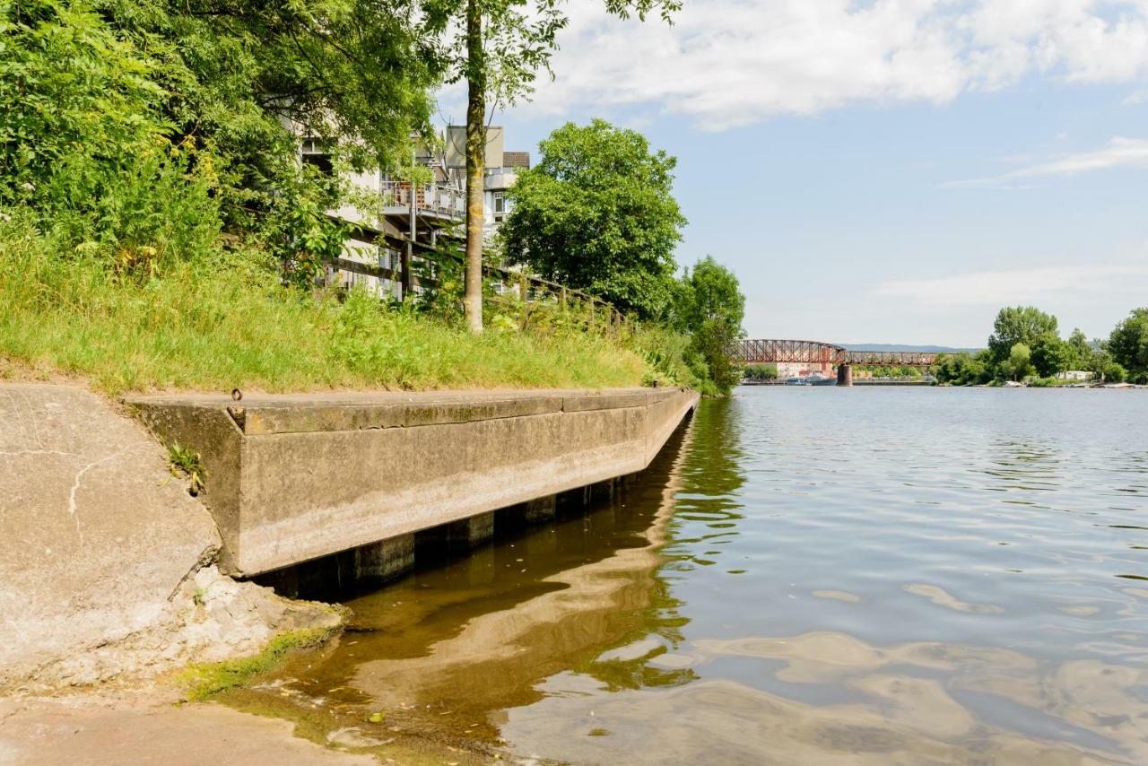 Weserwohnung - Bootshaus Urlaub Am Wasser Hamelin Exteriér fotografie