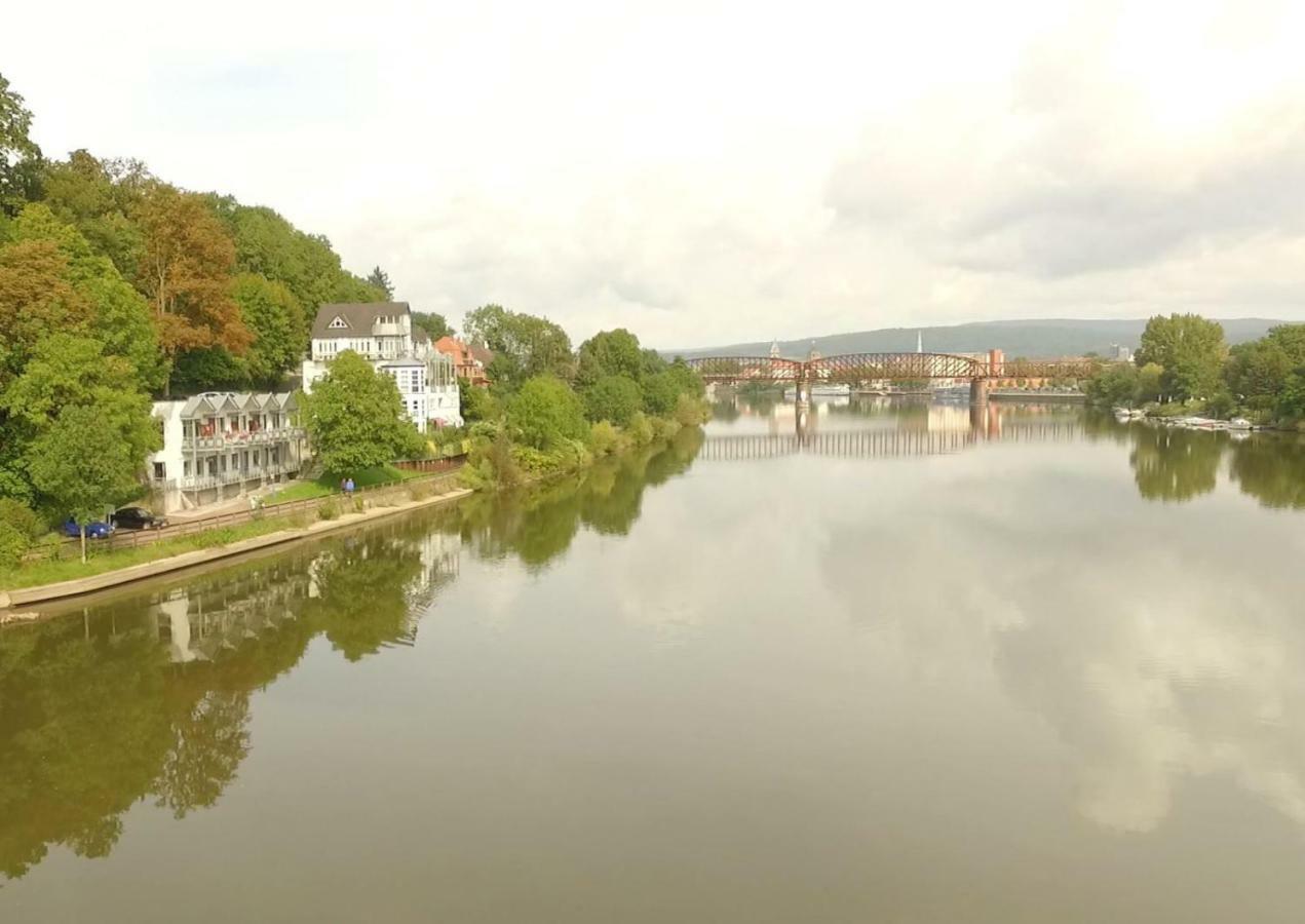 Weserwohnung - Bootshaus Urlaub Am Wasser Hamelin Exteriér fotografie