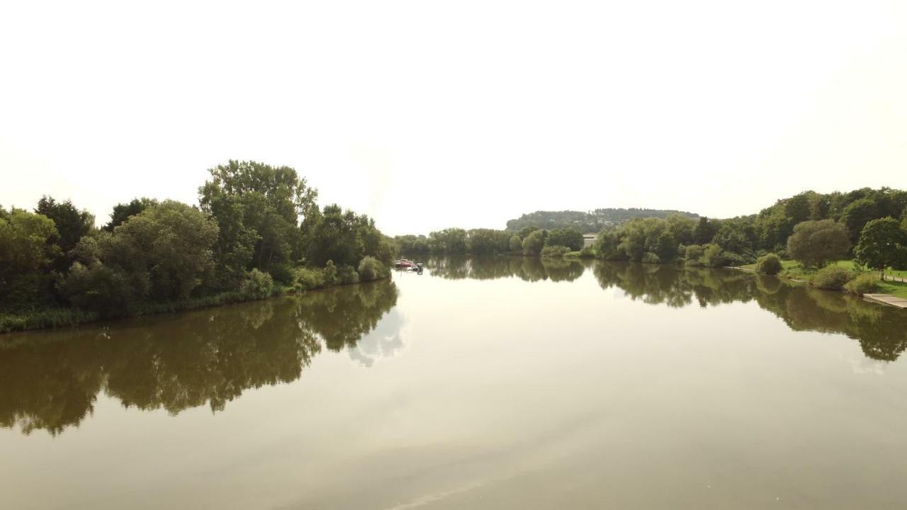 Weserwohnung - Bootshaus Urlaub Am Wasser Hamelin Exteriér fotografie
